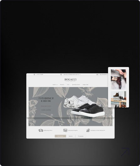 Сайт производителя обуви BOGACCI